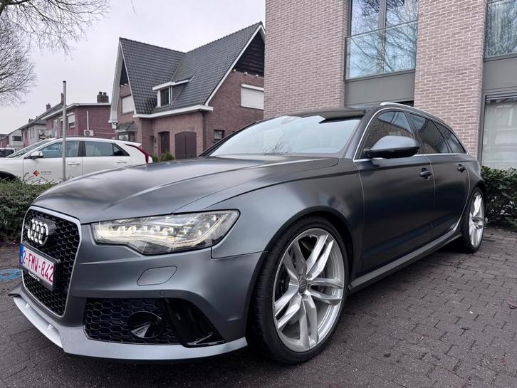 Audi RS6 Avant 4.0 V8 TFSI Quattro Tiptronic - Ceramic, Autos, Audi, Particulier, ABS, Électrique, Euro 6, Enlèvement