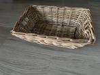 Rieten mand, Huis en Inrichting, Ophalen, Mand, Zo goed als nieuw, Rechthoekig