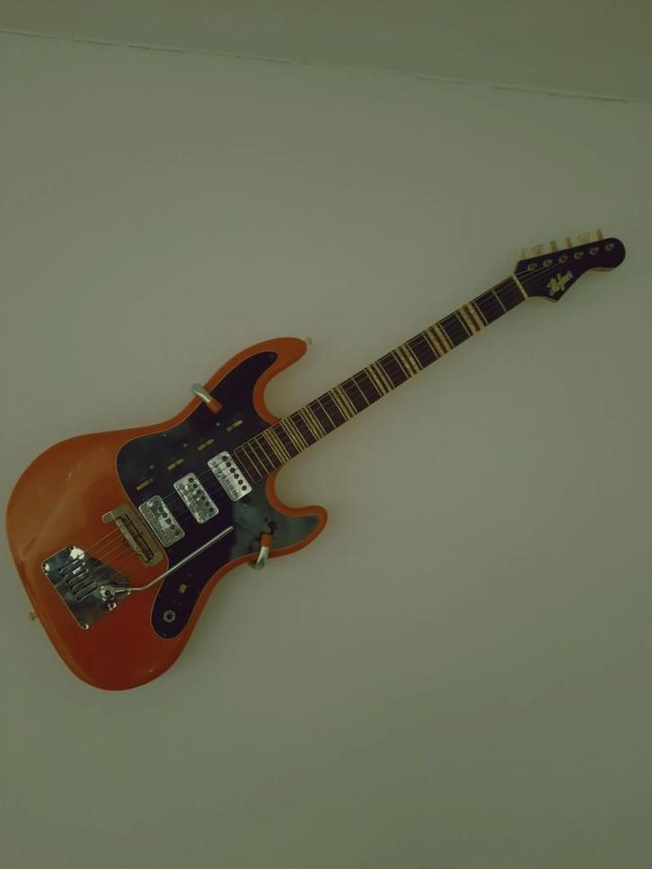 PRACHTIGE HOFNER GALAXY VINTAGE JAREN ZESTIG, Muziek en Instrumenten, Snaarinstrumenten | Gitaren | Elektrisch, Zo goed als nieuw