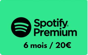 Spotify premium 6mois/ 1an