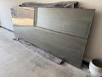 Eettafel hout, Huis en Inrichting, Tafels | Eettafels, Ophalen, Gebruikt, Glas