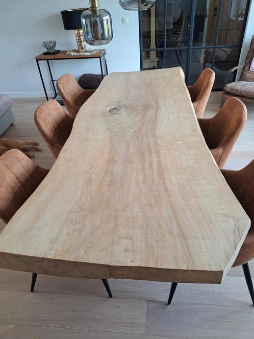 Te koop Massieve eettafel, Huis en Inrichting, Complete eetkamers, Zo goed als nieuw, Ophalen