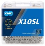 Lichtgewicht ketting KMC X10 SL Silver 10 sp => lage prijs!, Fietsen en Brommers, Fietsonderdelen, Verzenden, Algemeen, Nieuw