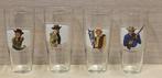 4 OUDE RETRO GLAZEN VAN  BONANZA, Verzamelen, Ophalen of Verzenden, Nieuw