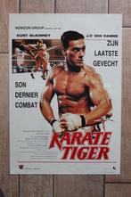 filmaffiche Jean-Claude Van Damme Karate Tiger filmposter, Collections, Posters & Affiches, Comme neuf, Cinéma et TV, Enlèvement ou Envoi