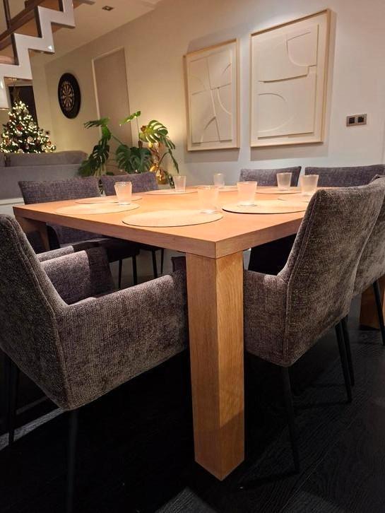 Tafel met 8 eetkamerstoelen, Huis en Inrichting, Complete eetkamers, Ophalen