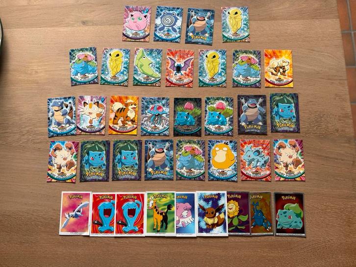 Pokemon merchandise 1999-2000, Hobby en Vrije tijd, Verzamelkaartspellen | Pokémon, Gebruikt, Overige typen, Foil, Ophalen of Verzenden