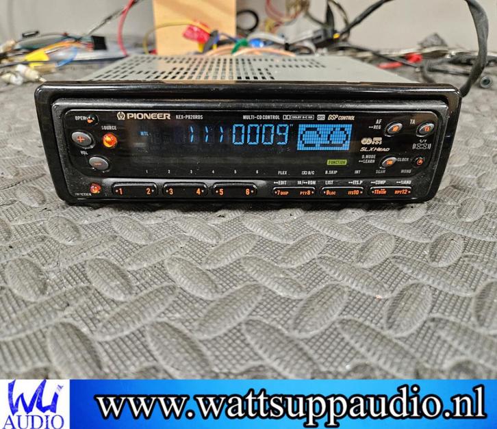 Pioneer KEX-P820RDS 1-din Autoradio incl CD-R52 remote, Auto diversen, Autospeakers, Gebruikt, Ophalen of Verzenden