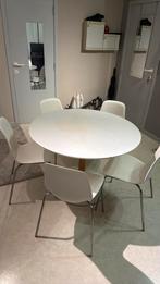 Eettafel met 5 stoelen, Huis en Inrichting, Tafels | Eettafels, Ophalen, Gebruikt