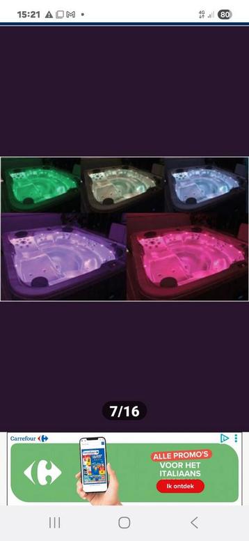 Jacuzzi gratis geleverd geplastst beschikbaar voor biedingen