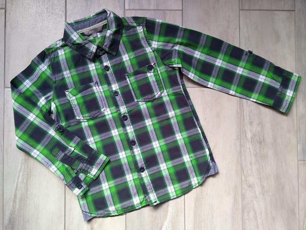 ★ M122 - Hemd JBC, Kinderen en Baby's, Kinderkleding | Maat 122, Zo goed als nieuw, Jongen, Overhemd of Blouse, Ophalen of Verzenden