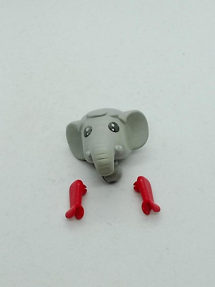 Fabuland - Elmer / Olaf / Ernie - Hoofd & Armen - 1982 - Oli, Kinderen en Baby's, Speelgoed | Duplo en Lego, Gebruikt, Lego, Losse stenen