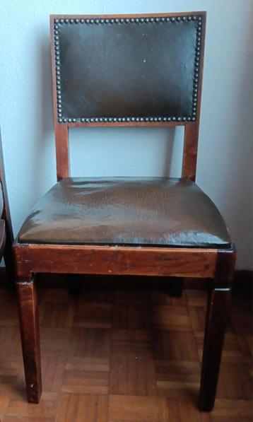 Solide art deco stoel, jaren '30 beschikbaar voor biedingen