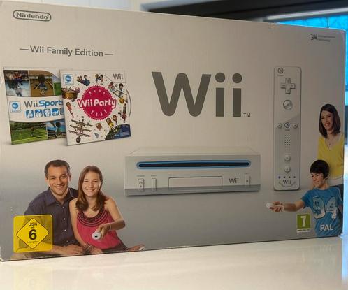 Wii Family Edition, Consoles de jeu & Jeux vidéo, Consoles de jeu | Nintendo Wii, Comme neuf, Avec 3 manettes ou plus, Avec jeux