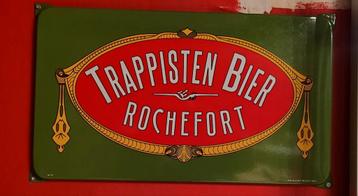 Rochefort emaillebord trappistenbier beschikbaar voor biedingen