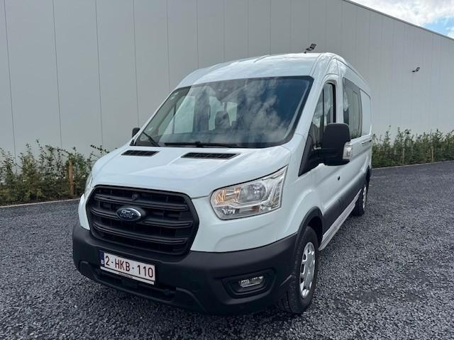 Ford Transit dubbele cabine, Autos, Camionnettes & Utilitaires, Entreprise, Achat, Caméra 360°, ABS, Caméra de recul, Airbags