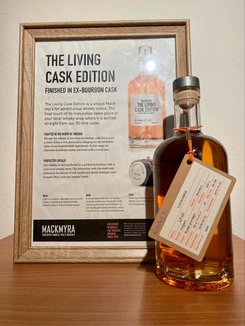 Whisky Mackmyra the Living Cask Edition LF-02, Verzamelen, Wijnen, Ophalen of Verzenden