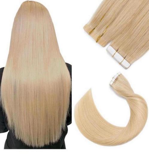 Echt Haar extensions Neutraal blonde blond - 31cm 12” 20pcs, Handtassen en Accessoires, Uiterlijk | Haarverzorging, Nieuw, Pruik of Haarverlenging