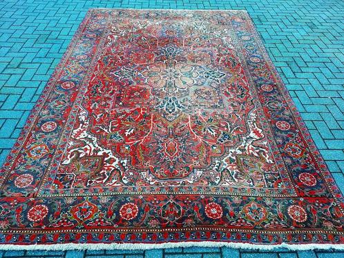Antiek handgeknoopt tapijt Uit Perzie/Iran (Heriz) 350x240cm, Antiek en Kunst, Antiek | Tapijten, Tafelkleden en Textiel, Ophalen