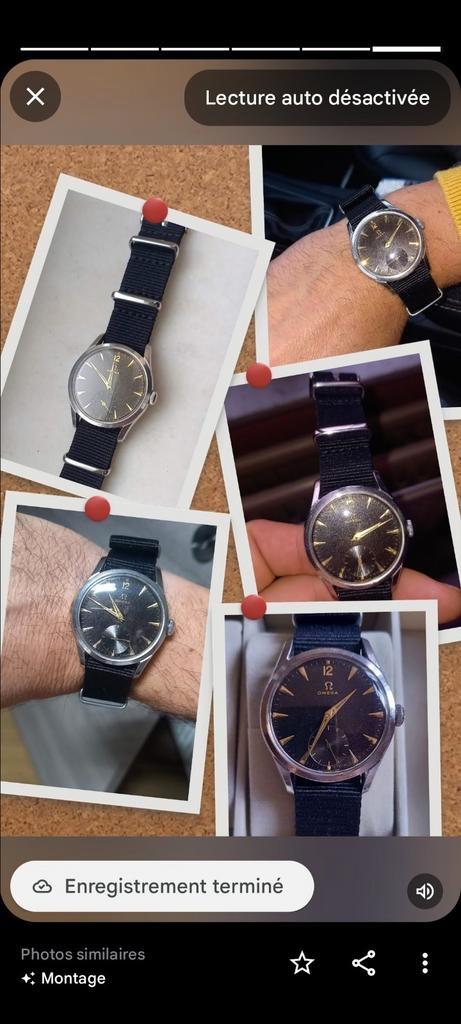 Oméga 2639 , excellent état de marche année 1952, Handtassen en Accessoires, Horloges | Heren, Gebruikt, Goud, Goud, Ophalen of Verzenden