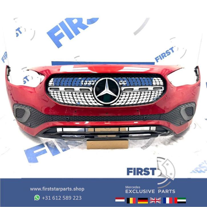 H247 BUMPER GLA A2478803501 VOORBUMPER COMPLEET ZWART WIT GR, Auto-onderdelen, Carrosserie, Bumper, Mercedes-Benz, Voor, Gebruikt