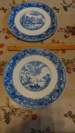 Boch la Louvière Delft wandborden / sierborden navire, Antiek en Kunst, Ophalen of Verzenden