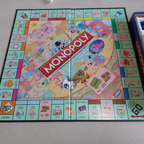 Monopoly Littlest Pet Shop - Compleet - Zeer zeldzaam, Verzamelen, Poppetjes en Figuurtjes, Zo goed als nieuw, Ophalen of Verzenden