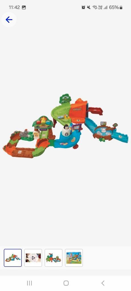 Vtech toet toet treinstation en zoo met extra's, Kinderen en Baby's, Speelgoed | Vtech, Gebruikt, Ophalen of Verzenden