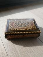Oud vintage kistje / juwelenkistje, Antiek en Kunst, Curiosa en Brocante, Ophalen of Verzenden