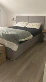 Bed boxspring twijfelaar, Maison & Meubles, Chambre à coucher | Lits boxsprings, Queen size, Modern, Enlèvement, 140 cm