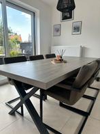 Eettafel grijs - Weba, Ophalen, 100 tot 150 cm, 200 cm of meer, Zo goed als nieuw