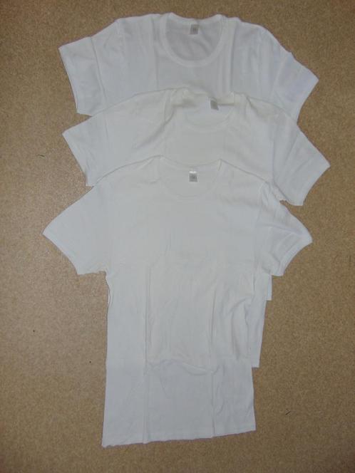 Degelijke hemden maat M (3 stuks), Vêtements | Hommes, Sous-vêtements, Maillot de corps, Blanc, Enlèvement ou Envoi
