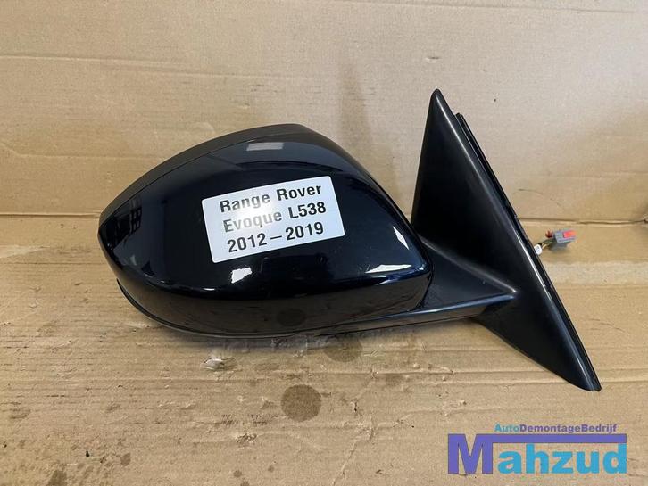 Range Rover Evoque L538 zwart rechts spiegel 2012-2019, Auto-onderdelen, Spiegels, Land Rover, Gebruikt