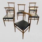 6 mid-century design eetkamerstoelen, Ophalen of Verzenden