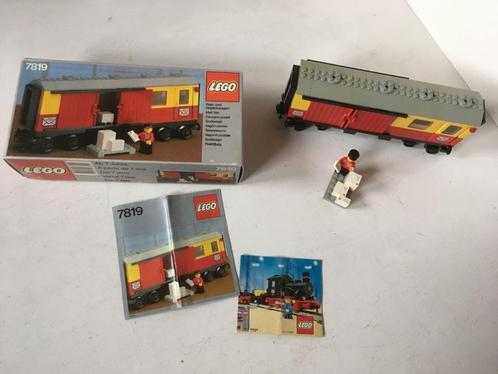 Lego 12V 4,5V Trein - Postrijtuig - 7819, Enfants & Bébés, Jouets | Duplo & Lego, Utilisé, Lego, Ensemble complet, Enlèvement ou Envoi