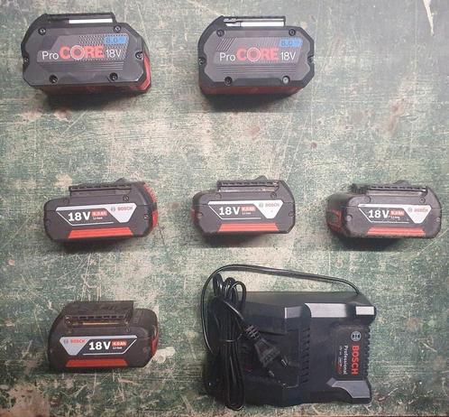 Bosch 18V-batterijen, Doe-het-zelf en Bouw, Gereedschap | Machine-onderdelen en Toebehoren, Gebruikt, Ophalen