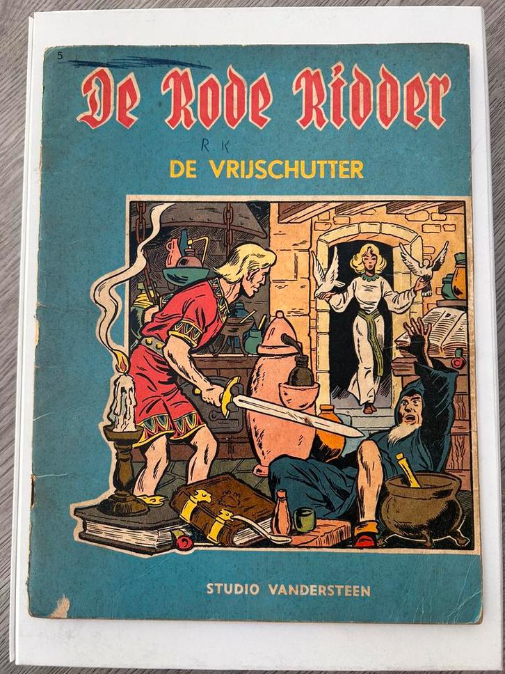 De Rode Ridder 5 De Vrijschutter vroege herdruk, Boeken, Stripverhalen, Ophalen of Verzenden