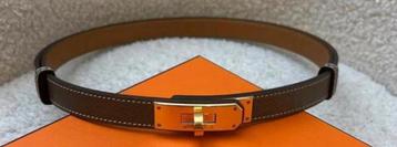 Hermes Kelly 18 Riem in Etoupe Epsom Leder 60 - 100cm beschikbaar voor biedingen