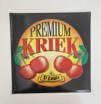 Reclamebord St-Louis Premium Kriek, Ophalen, Gebruikt, Reclamebord