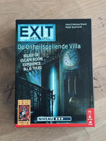 Exit het spel De onheilspellende villa beschikbaar voor biedingen