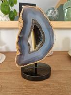 Prachtige agaat op standaard, Ophalen of Verzenden