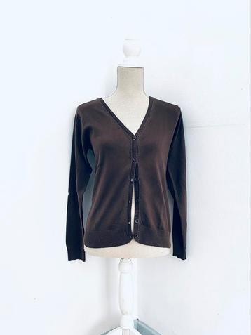 Gilet marron foncé 38/M