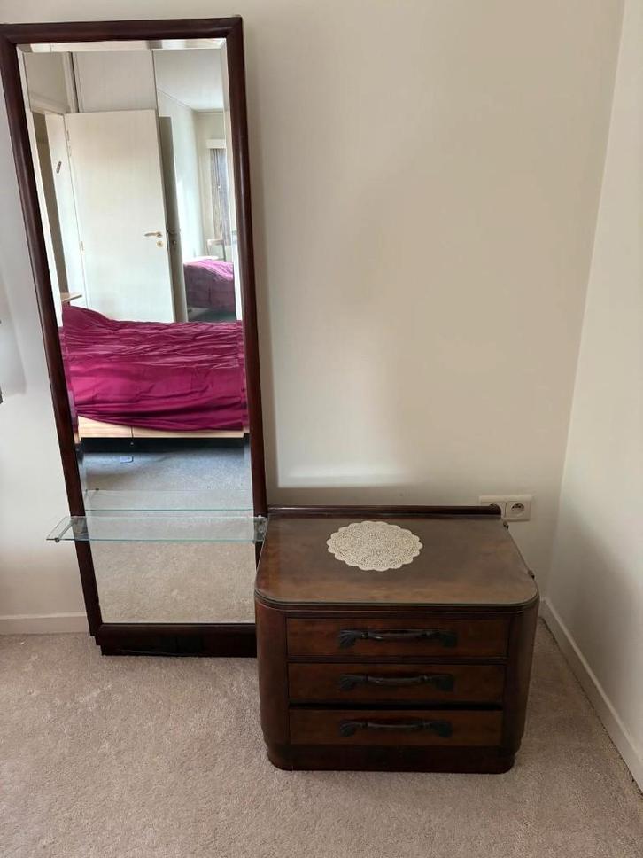 Art Deco Meubels - notenhout, Antiek en Kunst, Antiek | Meubels | Kasten, Ophalen