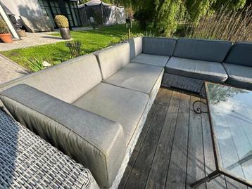 Buiten Lounge 6 personen, Enlèvement, Utilisé, Gris, Rectangulaire