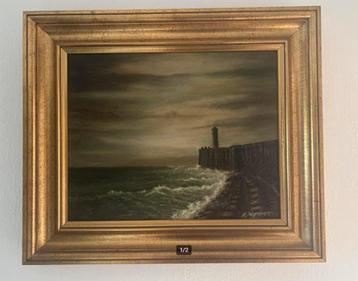schilderij van R. Jeunehomme schilderij 2 beschikbaar voor biedingen