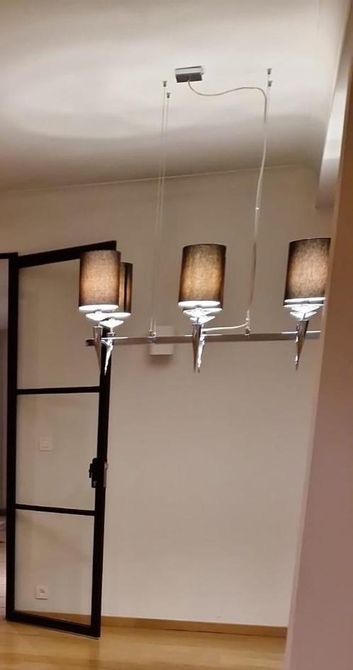 Design hanglamp, Huis en Inrichting, Lampen | Hanglampen, Gebruikt, Minder dan 50 cm, Metaal, Ophalen