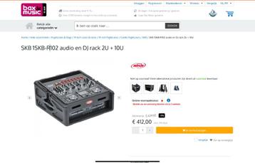 SKB dj mixer hard case  1SKB-R102