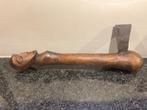 Oud wapen, bijl uit Congo, Antiek en Kunst, Ophalen of Verzenden, Brons