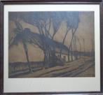 ALFONS BLOMME / BOERDERIJ N-BRABANT / ZW-W ETS / 46x50cm KAD, Enlèvement ou Envoi