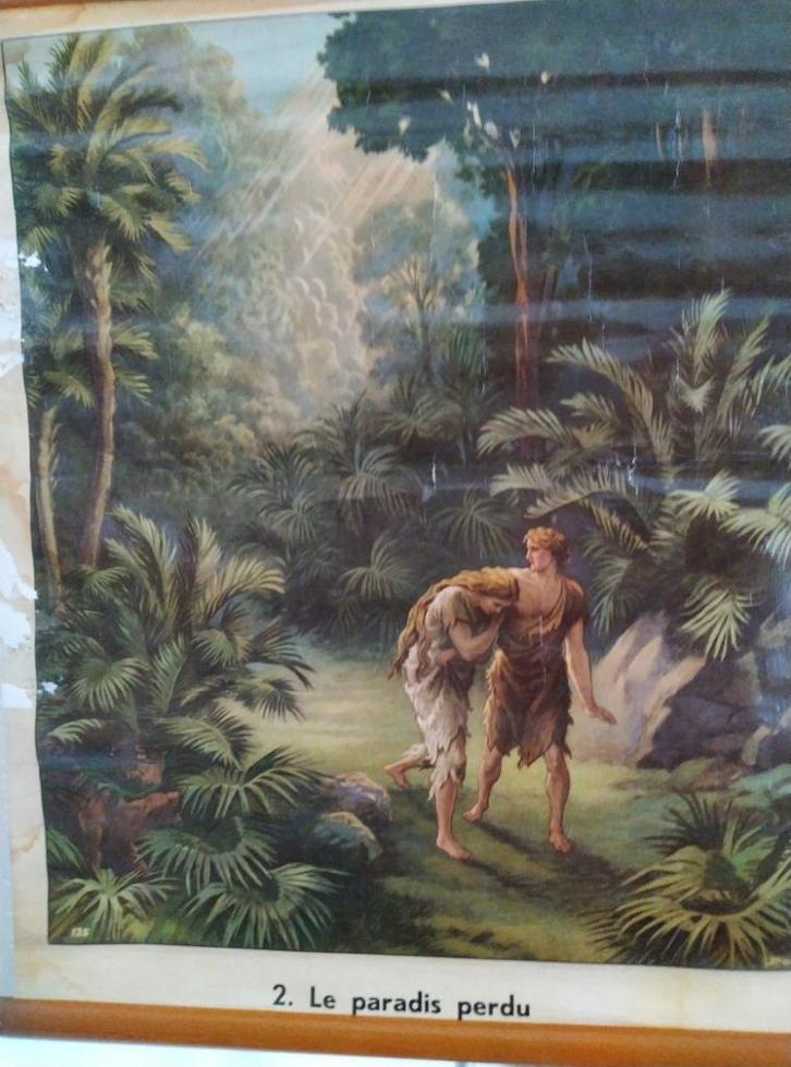 Posters voor religieuze scholen (oud), Antiek en Kunst, Antiek | Religieuze voorwerpen, Ophalen of Verzenden